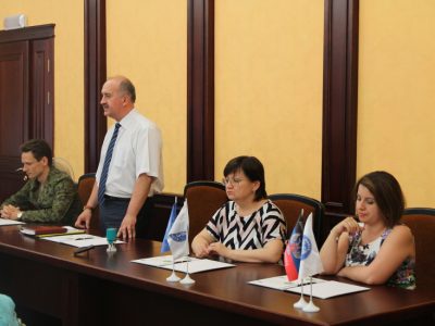 В ДонНМУ им. М.Горького прошло  специальное гашение художественной марки